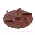 High quality customized cast iron water pump impeller